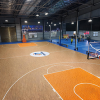 Revêtement de sol sportif en PVC Runsure, haute densité, solution de pose rapide pour les zones d'activités de bureau, sûr, fourni par un fabricant d'Asie du Sud-Est