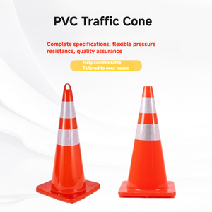 Various Sizes High Reflective PVC Traffic Cone Heavy Duty Road Safety Cone for Road Safety & Traffic Control