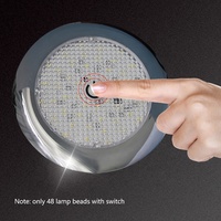 Lumière de dôme ultra-lumineuse IP67 étanche à 60 LED 5W, 12V/24V, boîtier en aluminium, lumière intérieure pour camion