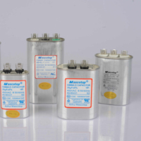 Condensateur CBB65 double type pour climatiseur, certifié UL