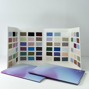 Mới Đến Vải Thẻ Hollow Vá Dệt Biểu Đồ Màu Trống Mẫu Tập Sách Cho Quần Áo Vải Mẫu - Product Image 2