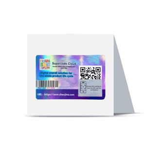 Chất Lượng Cao Dính Hologram <span class=keywords><strong>Scratch</strong></span> <span class=keywords><strong>Off</strong></span> Mã Vạch Biểu Tượng Tùy Chỉnh Pet Sticker In Ấn Nhãn Maker Không Thấm Nước UV Kháng - Product Image 2