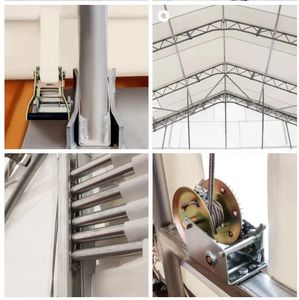 <span class=keywords><strong>Abri</strong></span> de toit <span class=keywords><strong>en</strong></span> PVC préfabriqué et étanche pour extérieur, bon marché, dôme industriel de 40 pieds pour conteneur d'expédition C2040 - Product Image 6