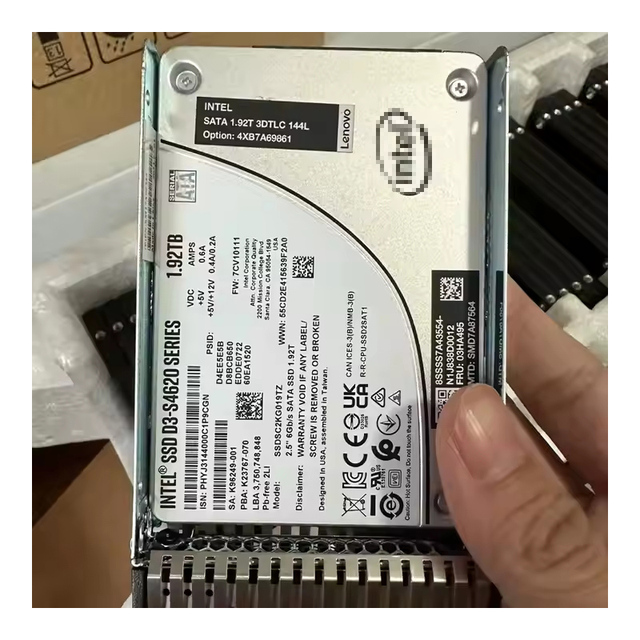 SSD D3-S4510 3.84TB 3D NAND TLC SATA 6Gb/s 2.5-Inch Enterprise NVMe Solid State Drive New for Server Application
