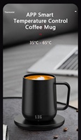Tasses à café intelligentes chauffantes électriques en acier inoxydable 316 de 12 oz et 16 oz avec contrôle de température via application électronique – Vente en gros