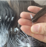 Prix de gros quantité fournisseur russe h6 cheveux double nouvelle plume extensions de cheveux 100 cheveux humains naturels