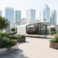 Ray-Zen, capsule spatiale de luxe, cabine intelligente, logement modulaire intégré pour projet de complexe hôtelier, Airbnb
