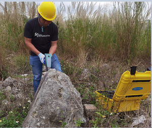 Drawell DW-600 DW-600S taşınabilir x-ışını floresan spektrofotometre fiyat XRF Mineral analizörü el düzenlenen XRF analizörü - Product Image 5