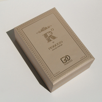 ROGOOD Boîte cadeau de parfum de luxe arabe de finition mate d'impression couleur pantone en papier métallisé doré avec insertion EVA RGD-P1007