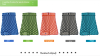 Matelas de camping gonflable TPU compact et imperméable pour 2 personnes avec pompe à pied, pliable, pour l'extérieur, vente en gros, fourniture d'usine OEM