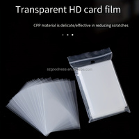 Vente en gros de cartes de visite standard transparentes en PP souple de 68*94mm et 66*91mm avec fermeture à clip pour cartes de visite
