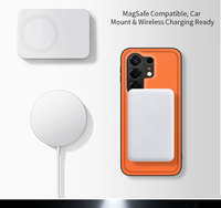 Funda Magnética de Tela Tejida para Teléfono Tecno Camon 40 Pro 5G Pova 7 Ultra Spark 50 4G Slim Infinix GT50Pro con Carga Inalámbrica