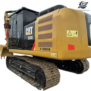 Excavatrice sur chenilles d'occasion CAT 320E, marque américaine d'origine, 20 tonnes, taille moyenne, excavatrice sur chenilles d'occasion - Product Image 1
