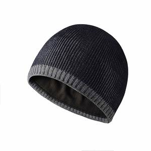 Wholesale in Stock Men Knitted Beanie <b>Hat</b> Two Tone Fashion Outdoor Casual Fashion Men Winter Warm Docker <b>Hat</b> - Product Image 3