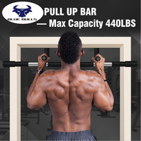 Barre de traction pour porte sans perçage, réglable pour entraînement multifonctionnel à domicile, tractions, pompes, musculation