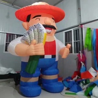 Poupées gonflables mignonnes, modèle de jouets publicitaires personnalisés pour l'extérieur