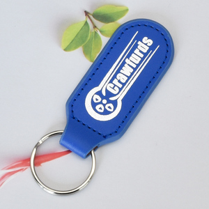 سلسلة مفاتيح سيارة قابلة للطباعة بالتسامي بالجملة مع شعار، حامل مفاتيح فارغ، سلسلة مفاتيح فاخرة من الجلد الأصلي - Product Image 6