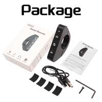 Altavoz Inalámbrico para Motocicleta con Control Remoto Inteligente DQX-Q15, Interruptor Inalámbrico para Manillar con Activación en 0.5s para Altavoz de Teléfono IOS/Android