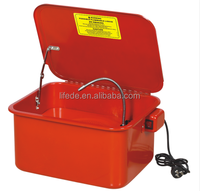 Laveuse de pièces automatique portable électrique de 3,5 gallons avec armoire de lavage