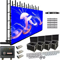 Novedades: Pantalla LED Portátil P3.91 de Alto Brillo para Interiores y Exteriores, Gabinete Impermeable IP65 para Fiestas y Conciertos