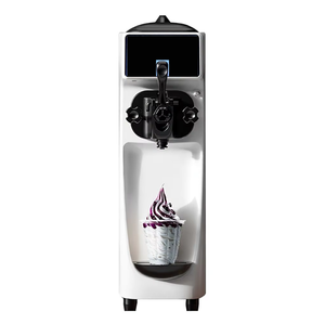 Industrial Automatic <b>Soft</b> Serve <b>Ice</b> <b>Cream</b> <b>Machine</b> with Touch Screen High Productivity 18L/h 1500W 220V - Product Image 1