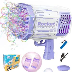 Tất cả các loại bong bóng tự động Maker gatling Bazooka Máy bong bóng Bazooka Súng Bong Bóng nhà máy Outlet mùa hè 64 69 88 lỗ nhựa - Product Image 5