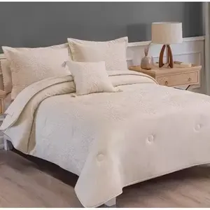 Juego de Funda Nórdica Bordada Vianney Chestnut, 100% Algodón, Tamaño Doble, Ropa de Cama Clásica para el Hogar - Product Image 6