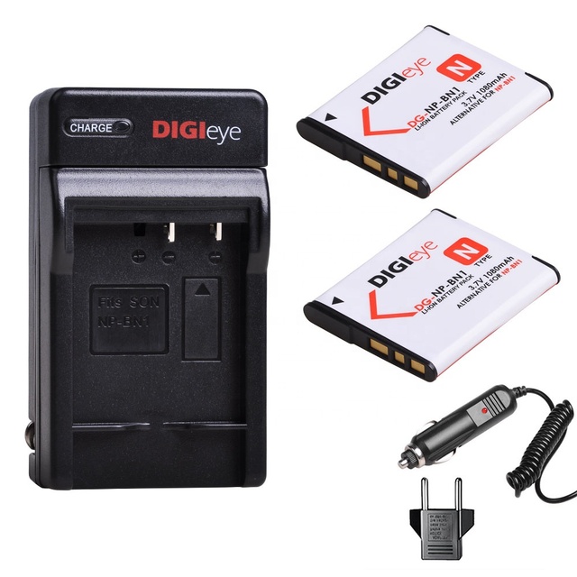 DIGIeye NP-BN1 NPBN1 NP BN1 Charger Kit for Sony Cyber-Shot DSC QX10 QX100 DSC T99 T110 TF1 TX5 TX7 TX9 TX10 TX20 TX30 TX55