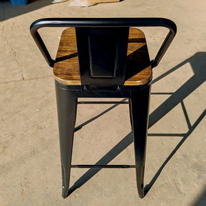 <span class=keywords><strong>Tabouret</strong></span> de bar vintage en métal, chaise de salle à manger industrielle, chaise de bar de cuisine vintage, <span class=keywords><strong>tabouret</strong></span> de comptoir <span class=keywords><strong>Tolix</strong></span> à dossier bas - Product Image 4