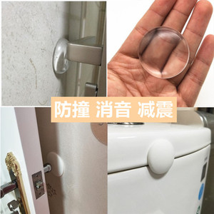 Pelindung Dinding Transparan Lembut PU Dapat Digunakan Kembali Dapat Dilepas Perekat Diri Dapat Disesuaikan Penahan Pintu Bumper Pegangan Pintu Pelindung - Product Image 5
