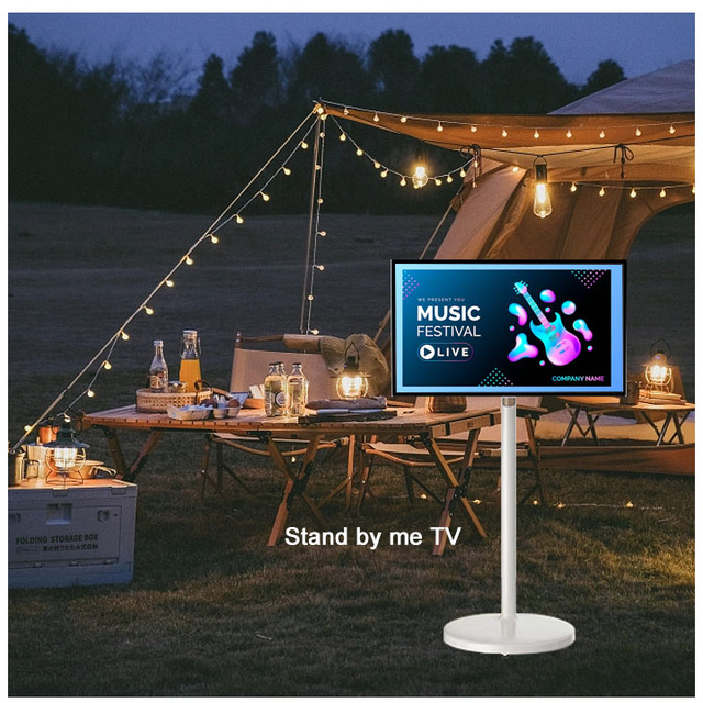 21.5/32inch Touch Screen Display Smart TV Display Interactive Digital Boards Portable Tv with Battery Indoor and Outdoor