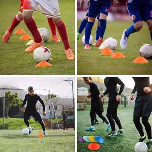 Disque de marquage sportif en PE le plus vendu, durable et robuste, facile à ranger, obstacle d'entraînement sportif - Product Image 4