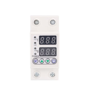 Din Rail 63A 전압 디스플레이 릴레이 조정 가능한 저전압 보호 장치 자동 전압 보호기 - Product Image 2