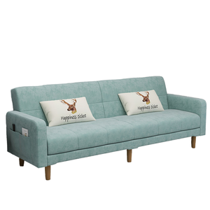 Canapé-<span class=keywords><strong>lit</strong></span> en tissu moderne, élégant et au <span class=keywords><strong>design</strong></span> unique, avec cadre en bois, pivotant et rétractable, pour la famille, la chambre, l'appartement, l'hôtel - Product Image 2