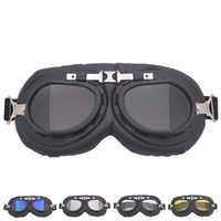 Casque de motocross vintage tendance, lunettes UV coupe-vent, protection oculaire solide, personnalisé pour la conduite sportive en moto