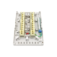 MT-2302 20 Paires Couronne Boîte de Distribution avec Krone Module de Déconnexion et Fil De Terre