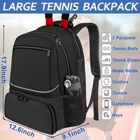 Sac à dos multifonctionnel pour raquette de tennis, prix d'usine, logo personnalisé, sac de sport pour raquette de fitness pour femmes