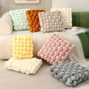 <span class=keywords><strong>Coussin</strong></span> décoratif en gros-Oreiller en peluche tissé carré, adapté au <span class=keywords><strong>coussin</strong></span> de chaise et au dos de canapé - Product Image 1