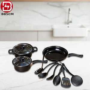 Ensemble de 13 ustensiles de cuisine, casseroles et poêles, ensemble d'ustensiles de cuisine, cadeaux pour amis et famille, ensemble de cuisine - Product Image 2