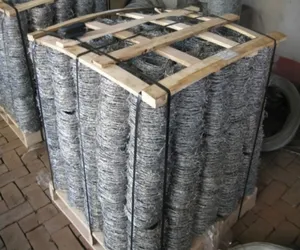 250m 500m Per Roll Low Price Prison Barb Wire Fence Electric Hot Dipped Galvanized Barbed Wire