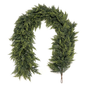 Guirnalda de Ciprés Artificial de 180 cm, PVC Suave, Decoración para Bodas y Hogar en Exteriores - Product Image 5