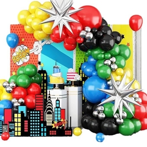 ชุดลูกโป่งลูกโป่งลูกโป่งธีม explosion Star สำหรับปาร์ตี้วันเกิดของเด็กผู้ชายตกแต่งฉากตกแต่งผนังพื้นหลัง - Product Image 5