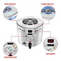 Machine à glace sèche 2-en-1 portable, mini refroidisseur de verres, CO2 liquide pour cocktails de bar