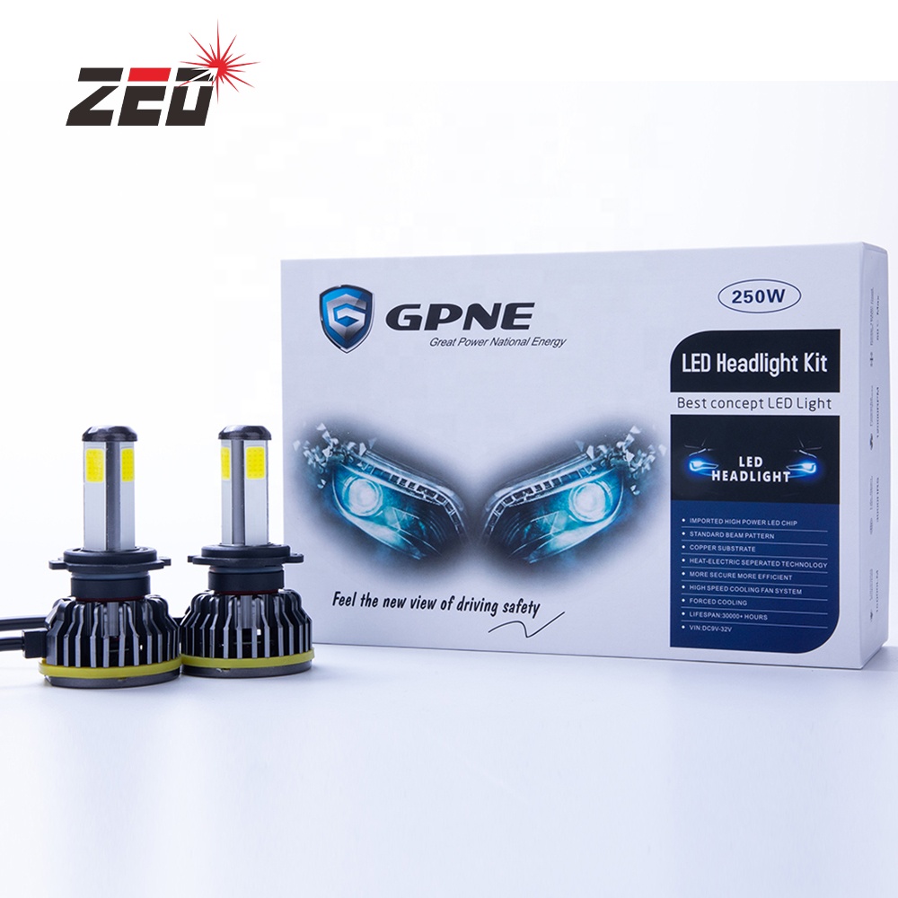 Дальний и ближний свет S10 40 Вт 6000k 4 размера стандартное освещение супер canbus Светодиодная лампа фары