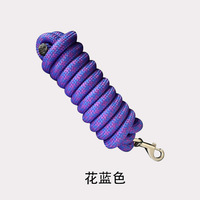 Corde de laisse en nylon pour cheval, rênes équestres, résistantes à l'usure, renforcées, 2,5 m, équipement de selle western