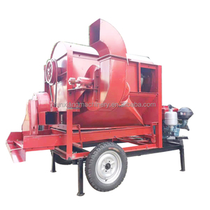 เครื่องนวดข้าวอเนกประสงค์แบบพกพา ใช้ได้กับข้าวเปลือก ข้าวสาลี ใช้กับเครื่องยนต์ไฟฟ้าและดีเซล รุ่น 5TD-125 สำหรับงานเกษตร - Product Image 1