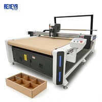 Système de découpe à couteau oscillant haute vitesse REMEYA pour carton ondulé avec plusieurs types de rainures jusqu'à 70 mm d'épaisseur pour la fabrication de boîtes