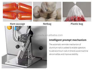 Machine de scellage de sacs automatique à boutonnière continue en acier inoxydable 304 pour l'emballage alimentaire et des boissons, scellage thermique - Product Image 6