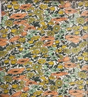 Kain Viscose Rayon Organik Premium Custom Ringan 130 GSM Cetak Digital untuk Jahitan Pakaian, Pembuatan Gaun & Dekorasi Rumah