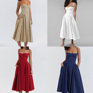 <span class=keywords><strong>Robe</strong></span> de soirée sans bretelles pour femme, style baroque vintage, silhouette trapèze avec jupe fluide, robes élégantes pour femme - Product Image 2